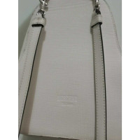 Moschino Rucksack aus Leder in Weiß
