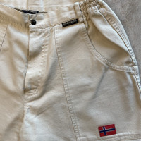 Napapijri Shorts Jeans fabric in Cream