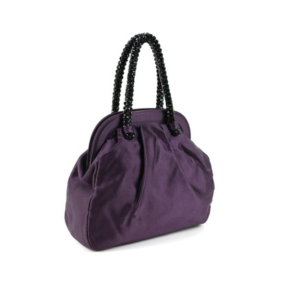 Prada Handbag Silk in Violet