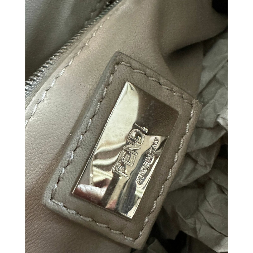Fendi Tote bag Leather in Grey