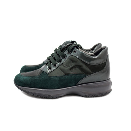 Hogan Trainers Suede in Green