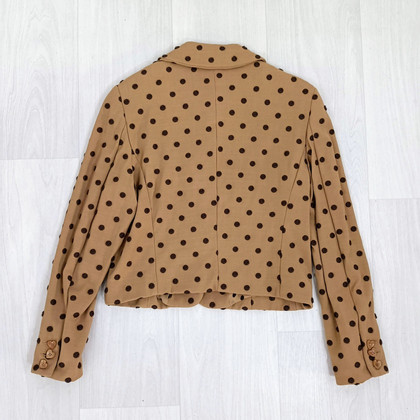 Moschino Cheap And Chic Jas/Mantel Wol in Bruin