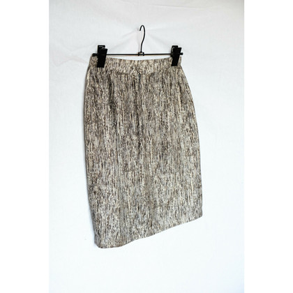 Mugler Skirt Silk in Beige