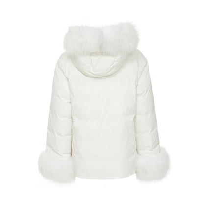 Genny Giacca/Cappotto in Bianco