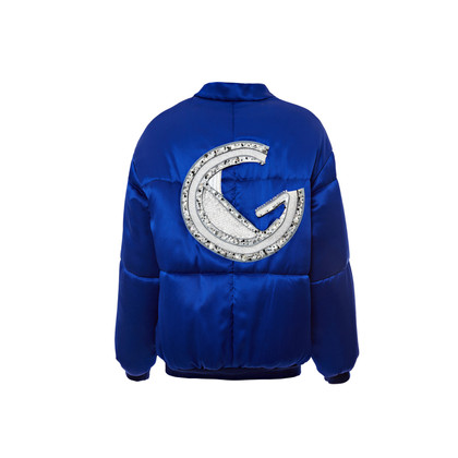 Genny Jacket/Coat Silk in Blue