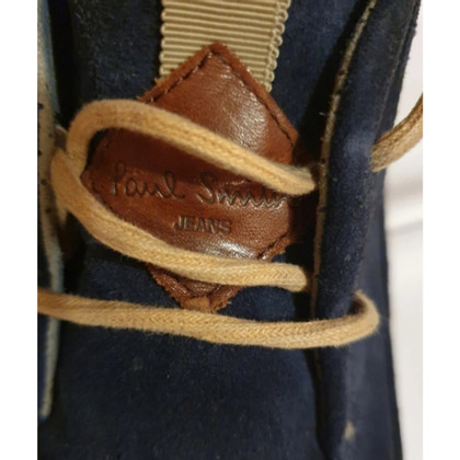 Paul Smith Chaussures à lacets en Daim en Bleu