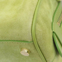 Giorgio Armani Handtasche aus Wildleder in Grün