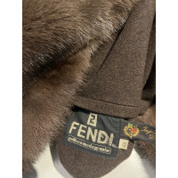 Fendi Jacket/Coat in Brown
