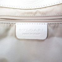 Bulgari Handtasche aus Leder in Beige