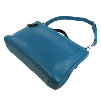 Bulgari Handtasche aus Leder in Blau