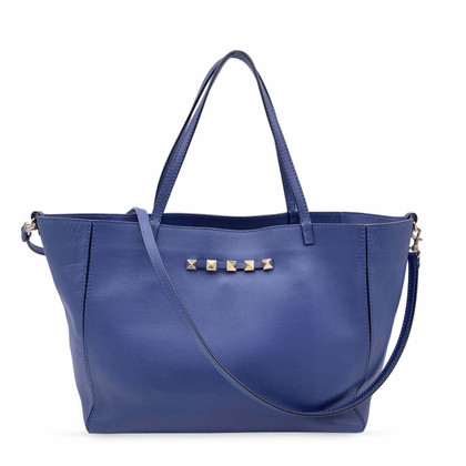 Valentino Garavani Tote bag Leather in Blue