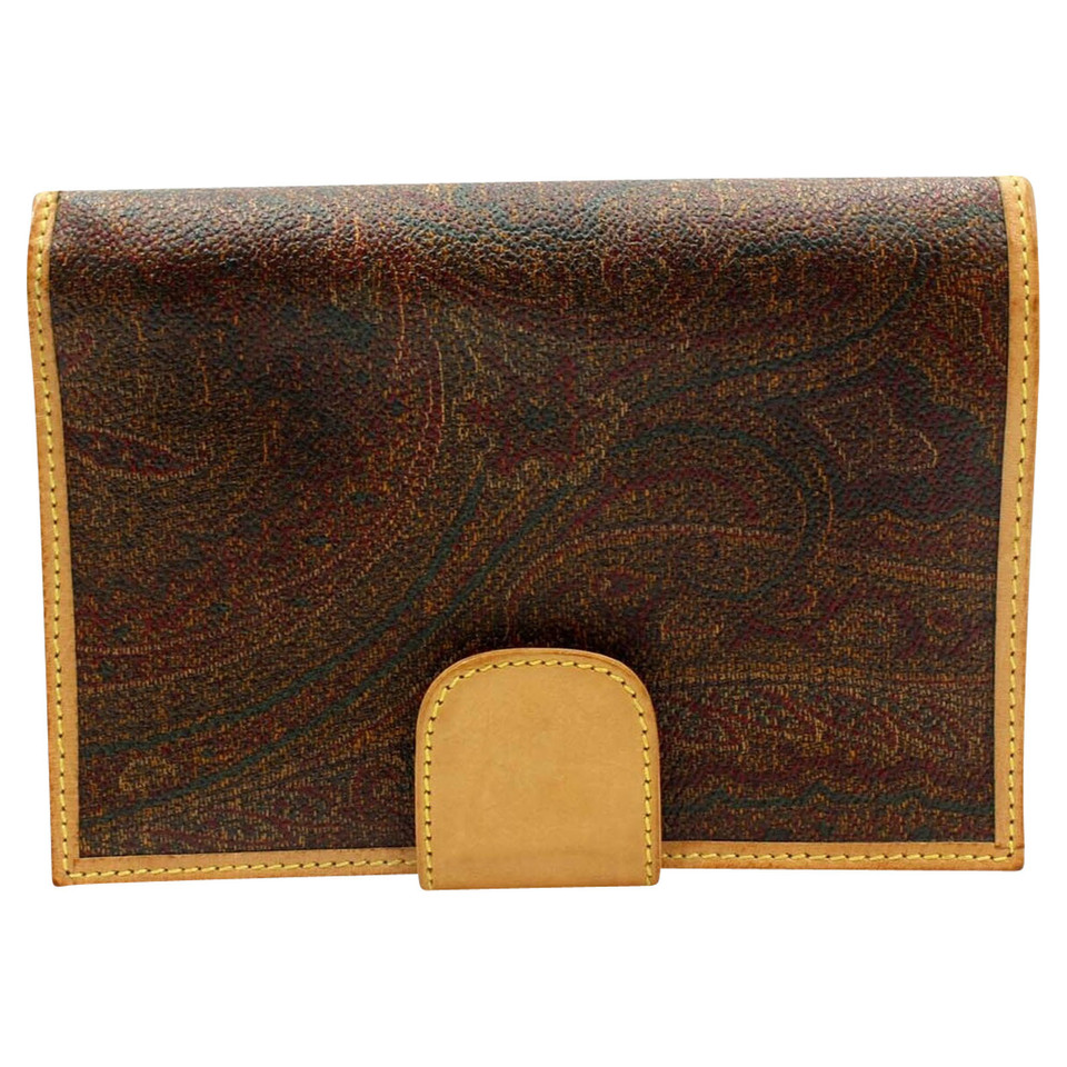 Etro Clutch Bag Leather in Brown