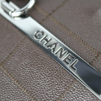 Chanel Chocolate Bar Tote Bag Leer in Bruin