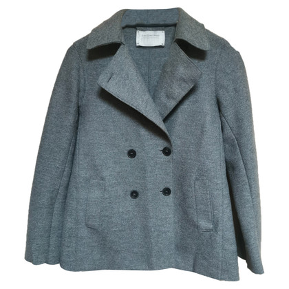Harris Wharf Jacket/Coat Wool in Grey