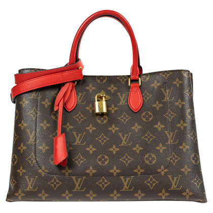 Louis Vuitton Flower Tote Canvas in Brown