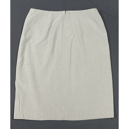 Gianni Versace Skirt Silk in Grey