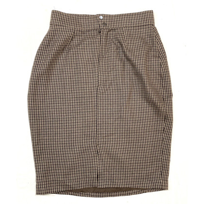 Mugler Skirt Wool in Brown