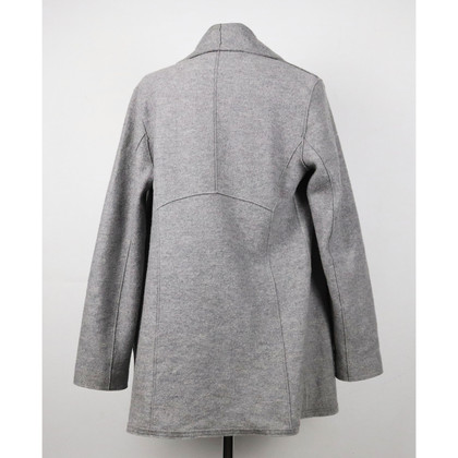 Marc Cain Jacket/Coat Wool in Grey