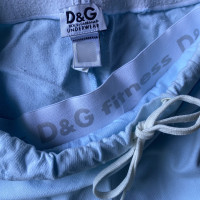 Dolce & Gabbana Hose aus Baumwolle in Blau