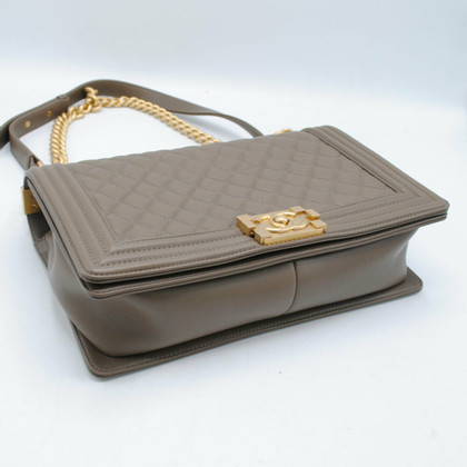 Chanel Boy Bag Leather in Brown