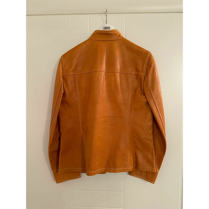 Fay Jacket/Coat Leather in Orange