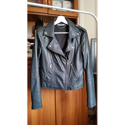 Liu Jo Jacket/Coat Leather in Black