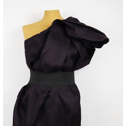 Lanvin For H&M Kleid aus Seide in Violett
