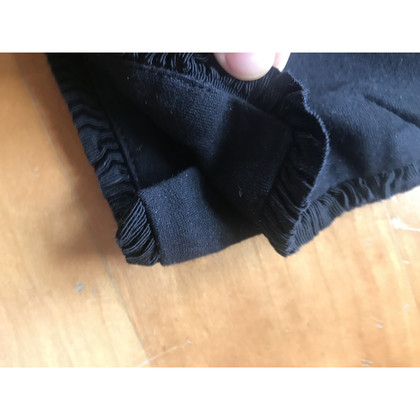 Cambio Paire de Pantalon en Coton en Noir