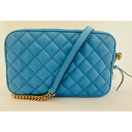 Versace Shoulder bag Leather in Blue