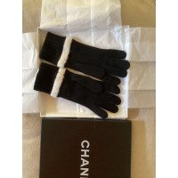 Chanel Guanti in Cashmere in Nero