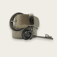 Christian Dior Cintura in Pelle in Beige