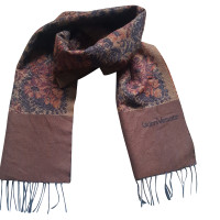 Gianni Versace Scarf / Shawl Cashmere in Brown