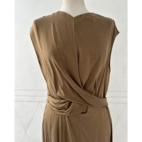 Vince Dress Silk in Brown