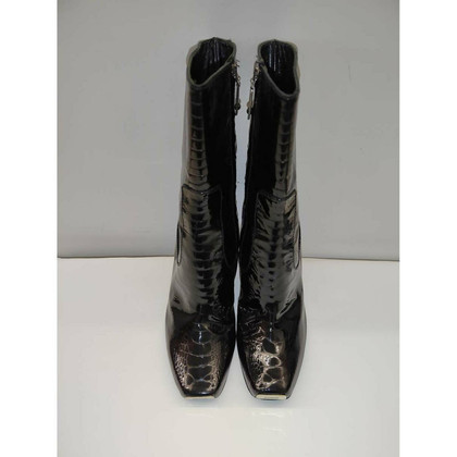 Baldinini Boots Patent leather in Black
