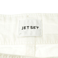 Jet Set Cotton trouser in white