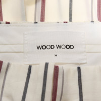 Wood Wood Paio di Pantaloni in Cotone