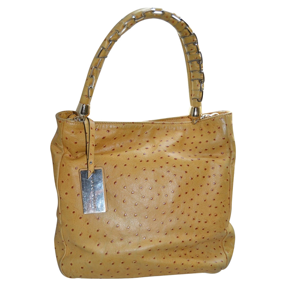 Coccinelle Handbag in ostrich leather look