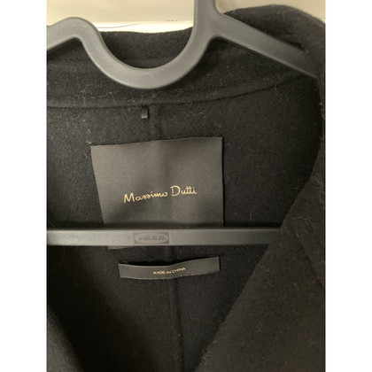 Massimo Dutti Blazer Viscose in Black