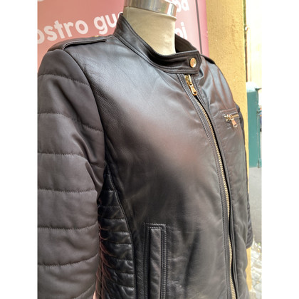 Mauro Grifoni Jacket/Coat Leather in Black