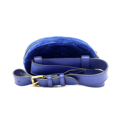 Gucci Marmont Camera Belt Bag in Blue