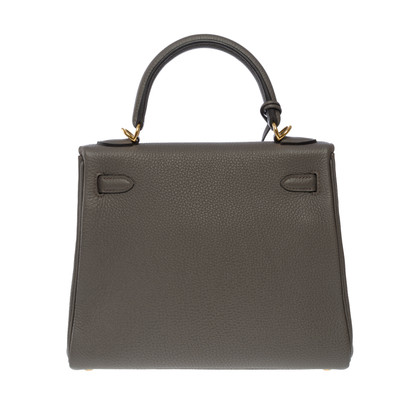 Hermès Kelly Bag 25 Leather in Grey