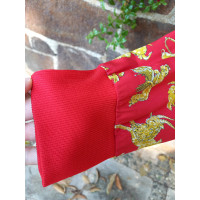 Salvatore Ferragamo Kleid aus Seide in Rot