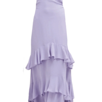 Reformation Kleid aus Viskose in Violett