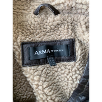 Arma Jacket/Coat Leather in Brown