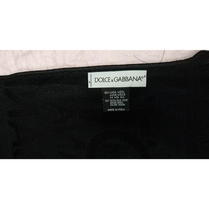 Dolce & Gabbana Schal/Tuch aus Wolle in Schwarz