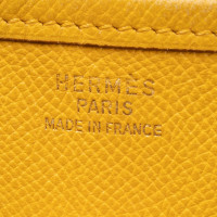 Hermès Evelyne GM 33 aus Leder in Gelb