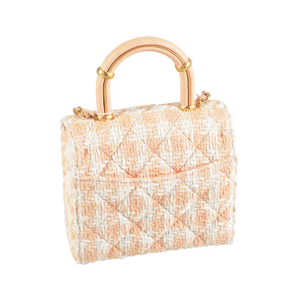 Chanel Top Handle Flap Bag in Crema
