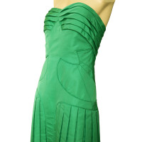 Zac Posen Dress Silk in Green