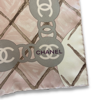 Chanel Schal/Tuch aus Seide in Creme