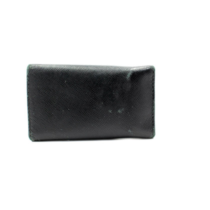 Prada Accessoire aus Leder in Schwarz